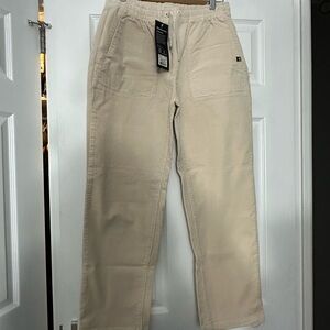 NEW Women’s M Winter Backcountry heavyweight M Cream Corduroy Pants NWT